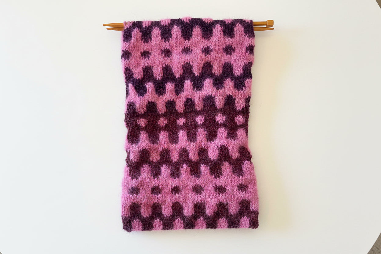 Mobius Colorwork Cowl