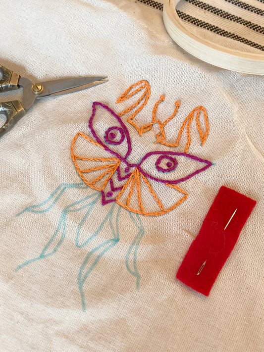 Embroidery 101 - Design a Cotton Tote