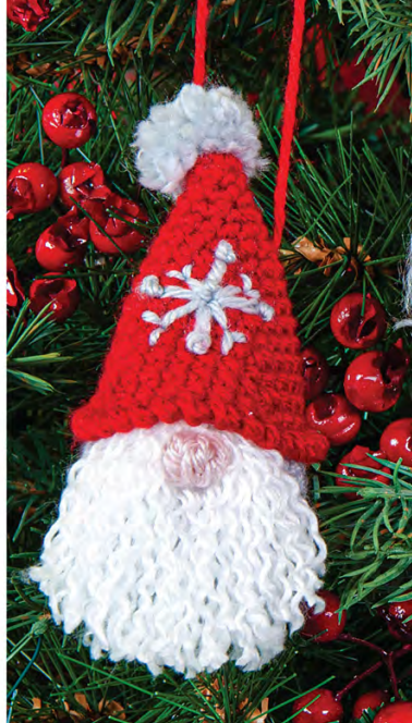 Holiday Crochet Gnome Ornament Workshop