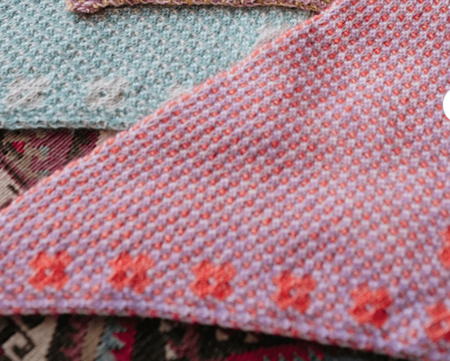 Pressed Flowers Mosaic Kerchief