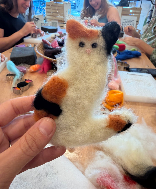Sip & Craft: Needle Felting with Jenny Santa Maria