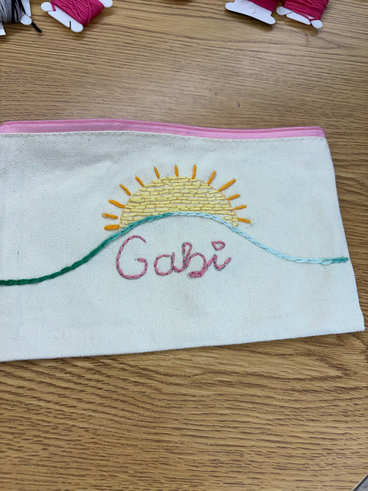 Sip & Stitch Embroidery with Needle Noodle