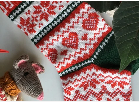 Dive into Color: Christmas Stocking Colorwork Class
