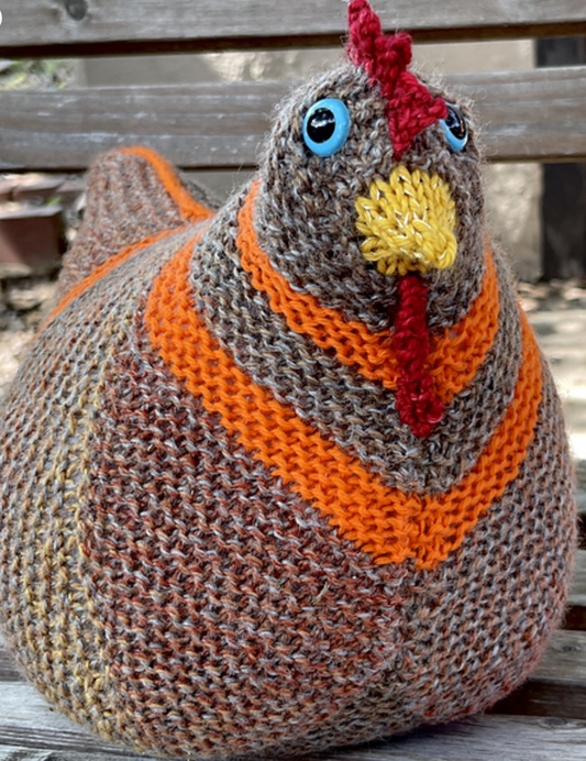 Skill Building: Short Rows + Emotional Support Chicken