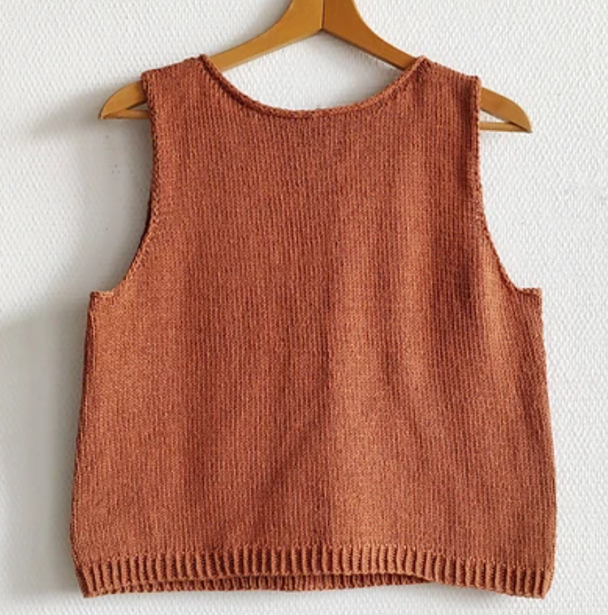 Knit a Summer Top: Bottom-Up Construction