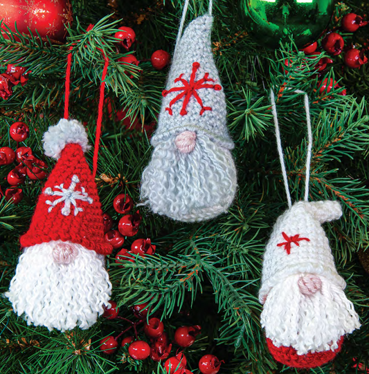 Holiday Crochet Gnome Ornament Workshop