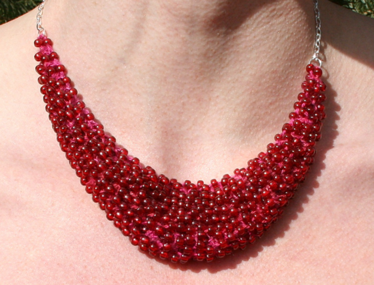 Knit Beaded Necklace Class