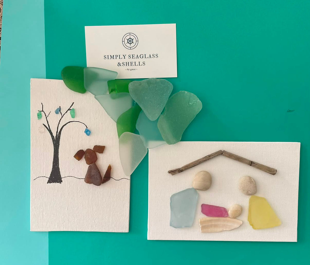 Sip & Craft: Seaglass Art Workshop Holiday Edition!