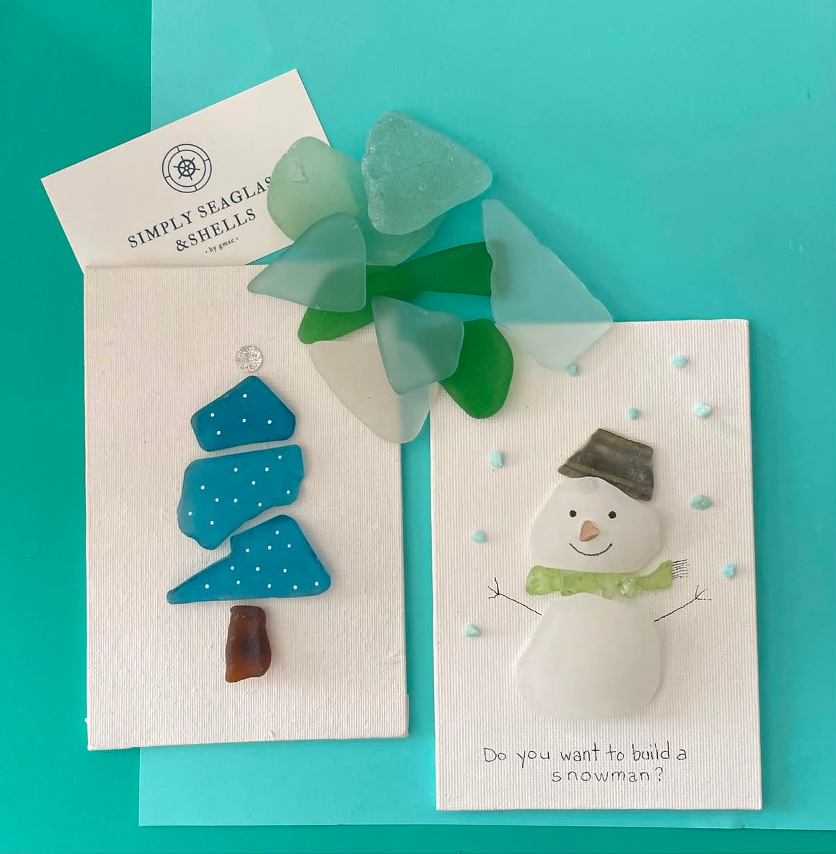 Sip & Craft: Seaglass Art Workshop Holiday Edition!